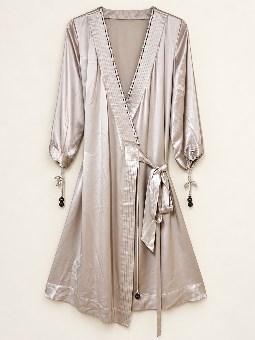 Vintage 2005 Stella McCartney for H&M 100% Silk Robe Size 38.